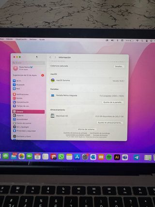 MacBook Air 13” 2020 Gris Espacial