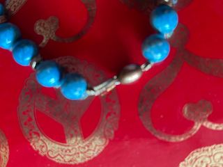 Collane vintage blu e oro