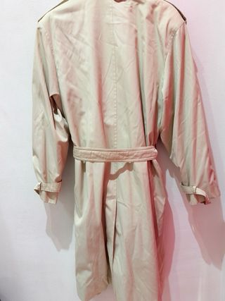 Gabardina seda Burberrys Vintage Beige Talla L