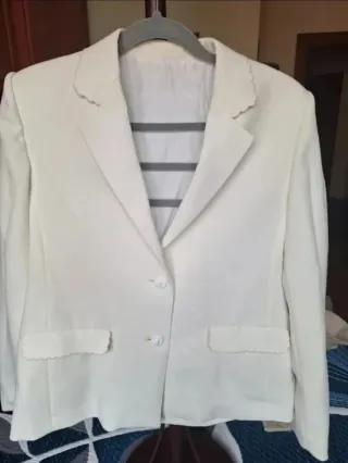 Chaqueta blanca talla 46