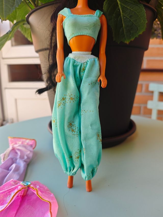 Muñeca Jasmine Aladdin Disney Mattel Años 90