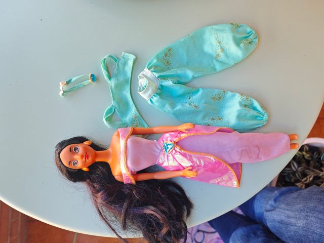 Muñeca Jasmine Aladdin Disney Mattel Años 90