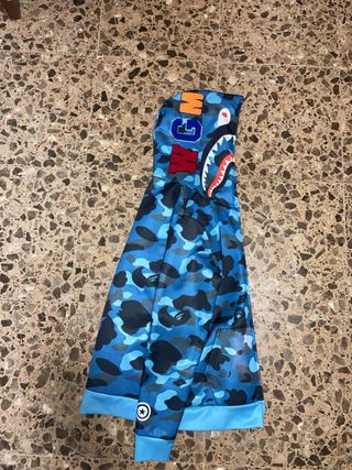 BAPE Sudadera Camuflaje Azul Tiburón