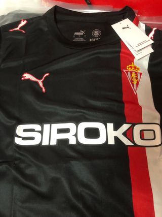 Camiseta Puma S. Gijon Negra Talla L