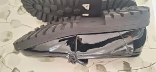 Mocasines niña charol negros talla 36