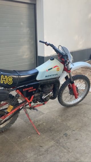 Depósito Montesa H6 Blanco Translúcido