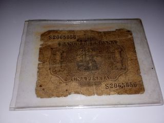 Billete antiguo España 1 Peseta