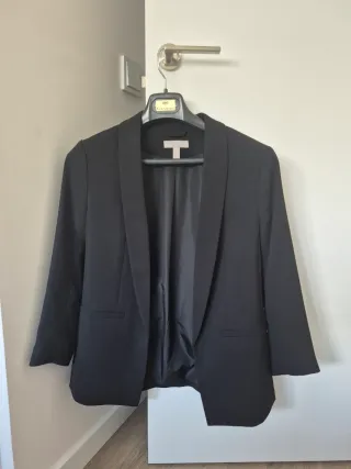 Blazer H&M Negro Talla M