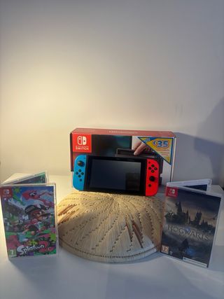 Nintendo Switch + Hogwarts + Splatoon 2