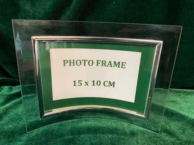 MARCO DE VIDRIO CURVO PARA FOTOS 15X10 CM