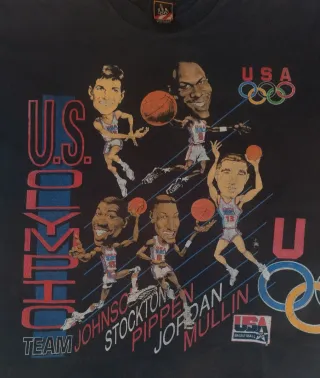 Camiseta vintage oficial del USA Dream Team (1992)