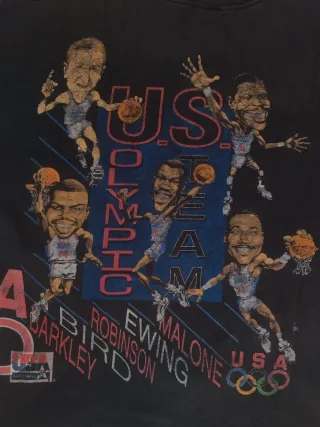 Camiseta vintage oficial del USA Dream Team (1992)