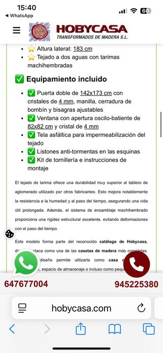 busco Montador cobertizo madera 12 m2