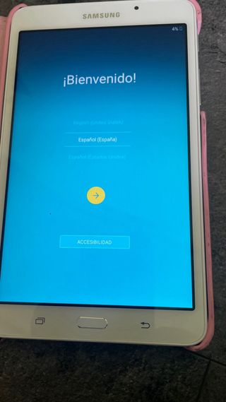 Tablet Samsung Blanca