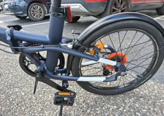 Bici plegable B'TWIN Tilt500 azul