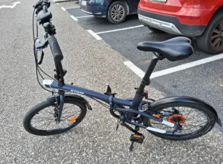 Bici plegable B'TWIN Tilt500 azul