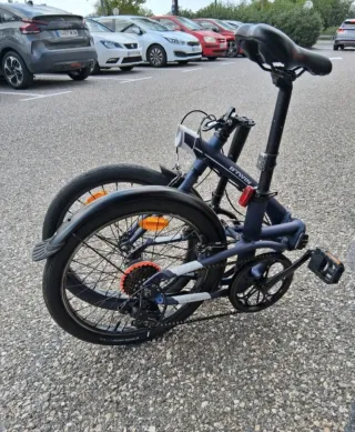 Bici plegable B'TWIN Tilt500 azul