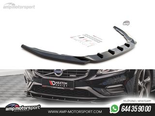 SPOILER DELANTERO DESCATALOGADO VOLVO S60 MK2 NEGRO BRILLO