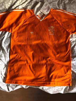 Camiseta Holanda Adidas 1983-84 Naranja