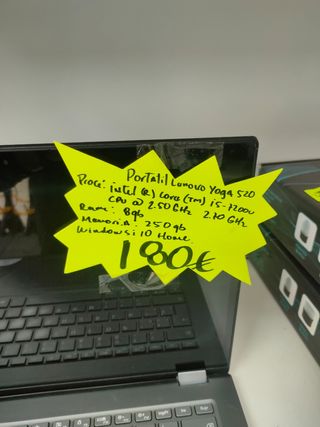 Portátil Lenovo Yoga 520 i5-7200U 8GB RAM 250GB SS