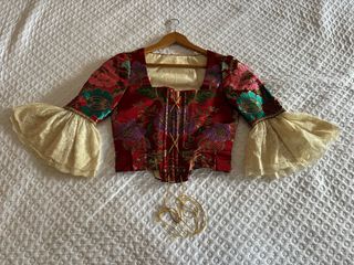 Traje Fallera Adolescente completo rojo