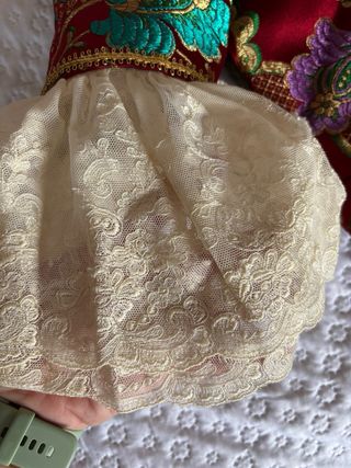 Traje Fallera Adolescente completo rojo