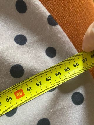 Falda lunares gris y negra TXXL