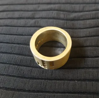 Anillo plata 925, unisex, peso 21 gramos, 2 logos