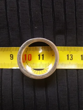 Anillo plata 925, unisex, peso 21 gramos, 2 logos