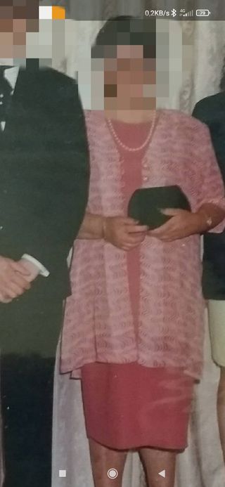 Vestido de fiesta rosa
