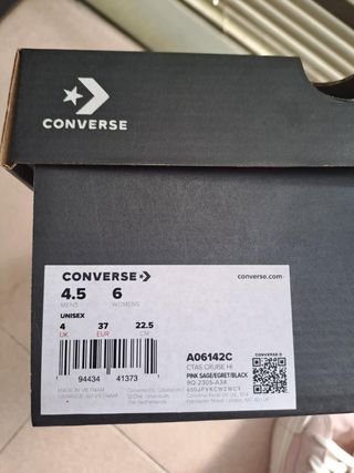 Converse All Star Rosas plataforma 