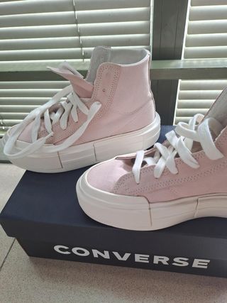 Converse All Star Rosas plataforma 