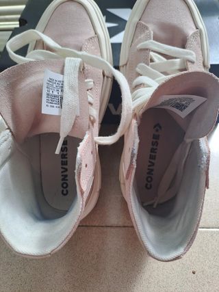 Converse All Star Rosas plataforma 
