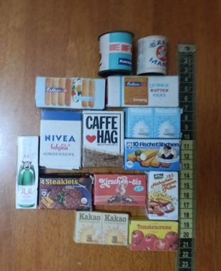 Miniaturas Supermercado Alemán Vintage (14 uds)