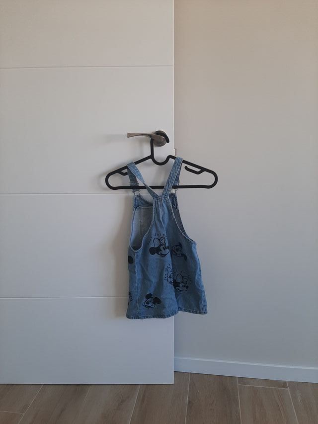 Peto vaquero niña Mickey Mouse