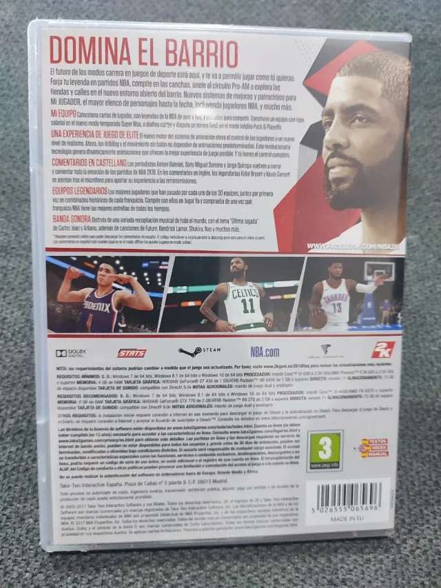 Juego PC NBA 2K18 Precintado Español