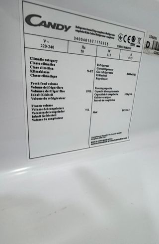 FRIGORÍFICO CANDY BLANCO NO FROST ❄️