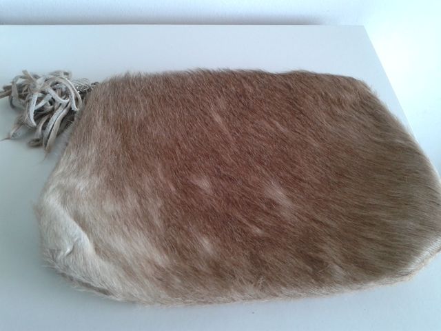 Bolso Pelo Lorenzo Coll Marrón Beige