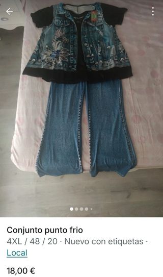 Conjunto mujer chaleco y pantalón