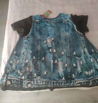 Conjunto mujer chaleco y pantalón