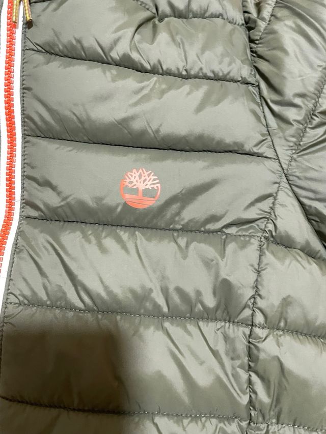 Chaqueta Plumífera Timberland Verde Naranja