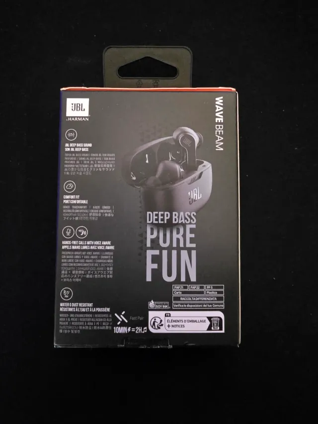 Cuffie JBL Wave Beam Nere