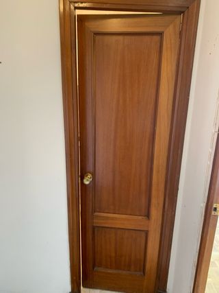 3 Puertas madera años 70