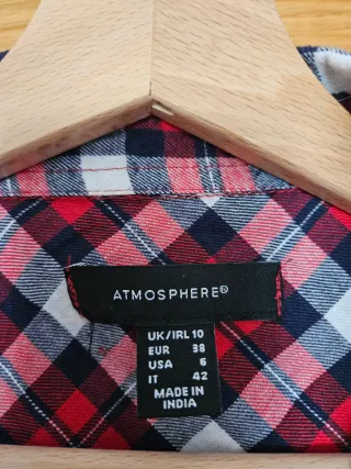 Camisa cuadros atmosphere mujer 
M/38/10
