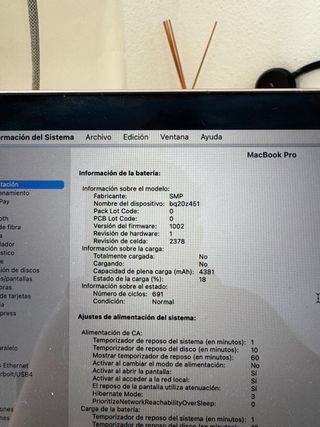 MacBook Pro 13” 2020 Plata