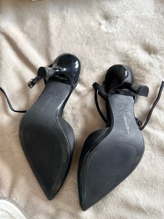 Tacones Bershka Negro Talla 38