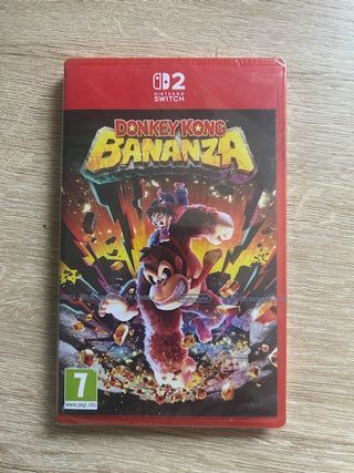 DONKEY KONG BANANZA SWITCH 2 PAL ESPAÑA NUEVO FISI