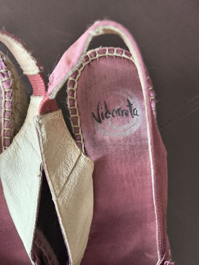 Alpargatas Vidorreta Malva Talla 39