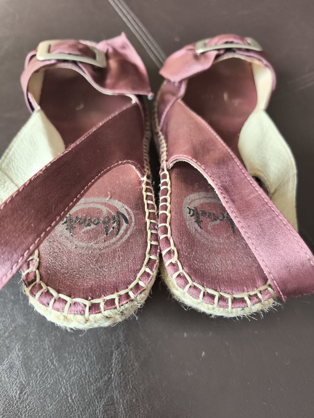 Alpargatas Vidorreta Malva Talla 39