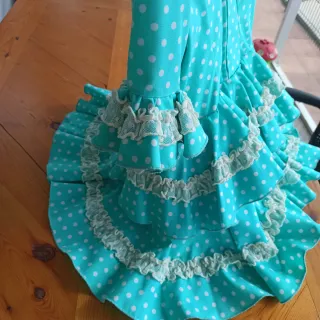 Vestido Flamenco Gitana niña 5-6 años